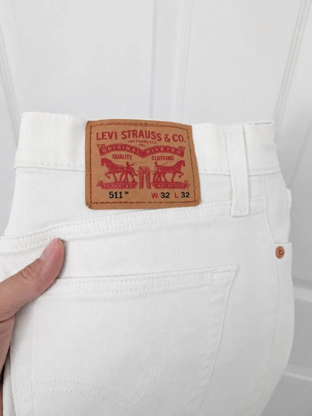 Levi’s 511 Men’s White Jeans W32 L32